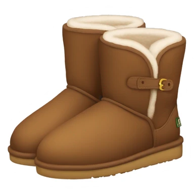 brown uggs tasmans  sticker