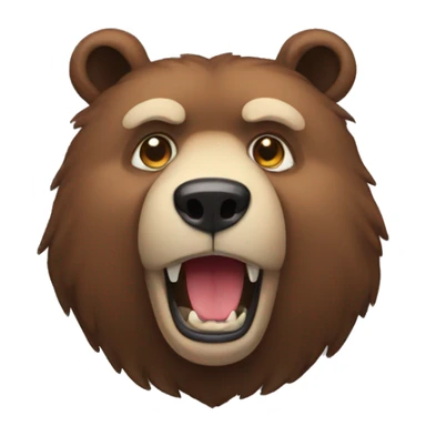 Urso nervoso sticker