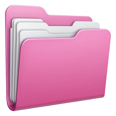 mix pink and white folder sticker