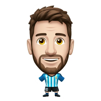 Messi con mundial  sticker