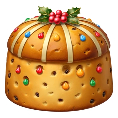 Christmas panettone sticker