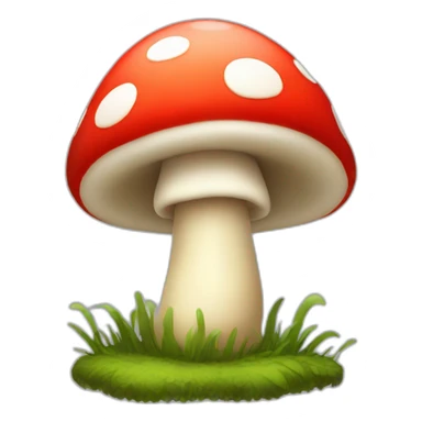 Toadstool from Mario bros. sticker