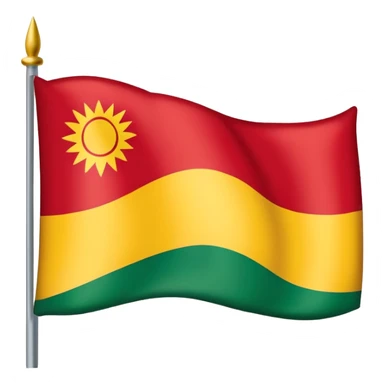 Create a Kurdistan flag  sticker