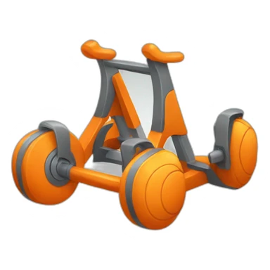 orange gym sticker