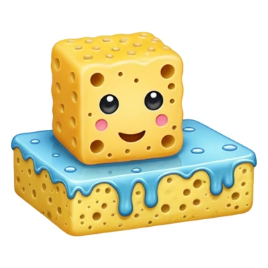 sponge in kitchen sticker