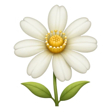 Flor margarita sin verde sticker