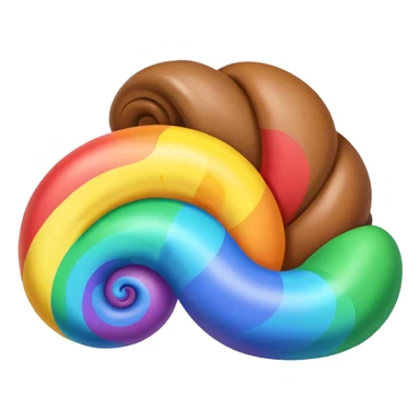 rainbow poop sticker