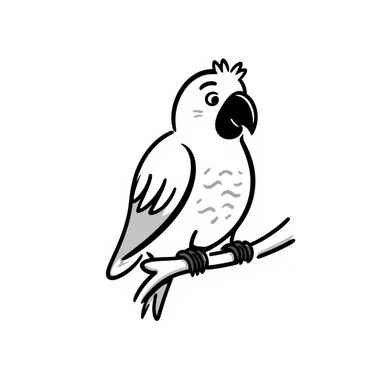 Parrot sticker