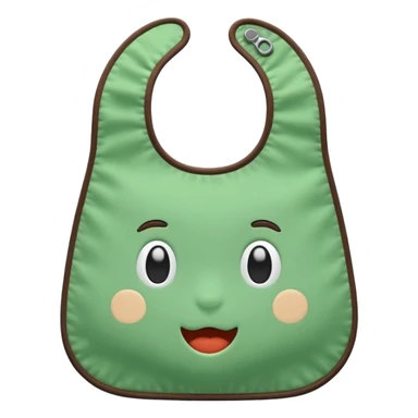 Green bib  sticker