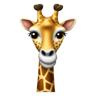 Girafe en laine  sticker