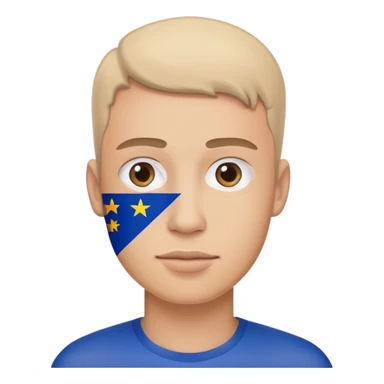 man european union enthusiast  sticker