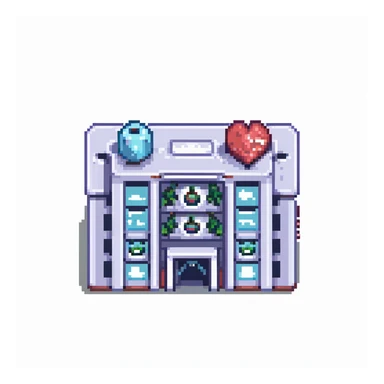 city hospital building sticker