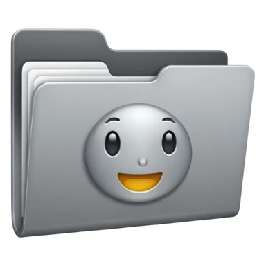 folder macos gray and white sticker