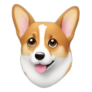 Corgi spying on me  sticker