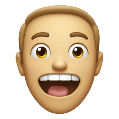 Laughing so hard eyes fall out sticker