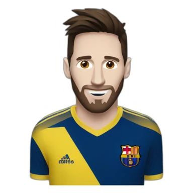messi boca juniors sticker
