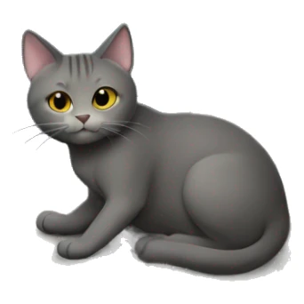 Cat in the moon sticker