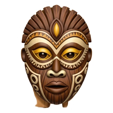 African Tribal Mask sticker