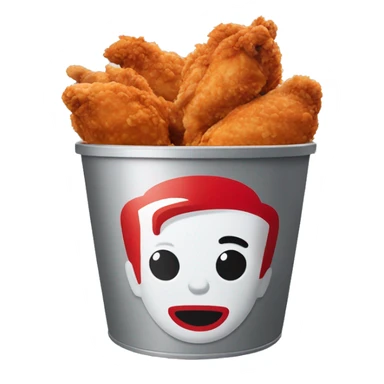 KFC chicken bucket  sticker
