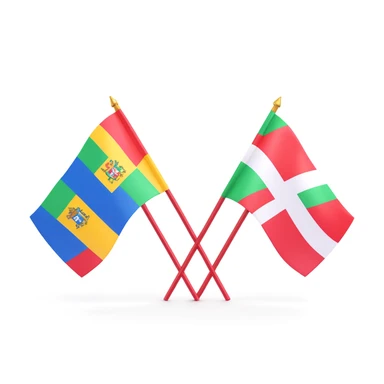 minimalist São João flags, glossy 3D emoji style, #00C7B4 color, symmetrical on white background, eye-level, cool white studio lighting, realistic 3D modeling sticker