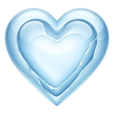 coração de gelo   sticker