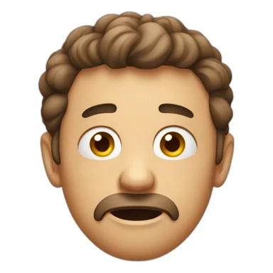 stressful red face it guy sticker