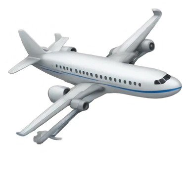 Plane flying skyscraper sticker