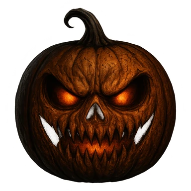 Halloween emoji, make it scary, remove background  sticker