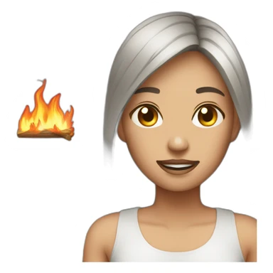 Burn victim emoji sticker