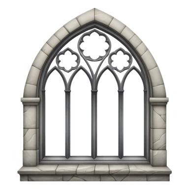 gothic arched window sticker