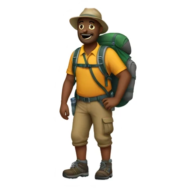 Hiker sticker