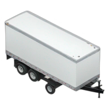 Top view of trailer turning sticker
