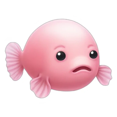 cute blobfish sticker