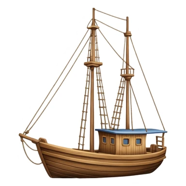 the mast of a boat sticker