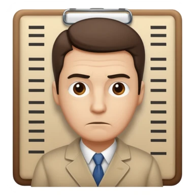 man calculating with difficulties sticker