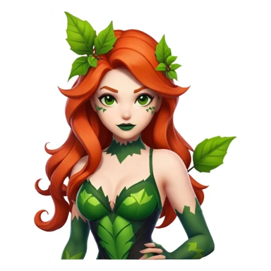 poison ivy fortnite skin sticker