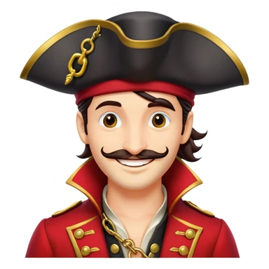 Captain hook sticker