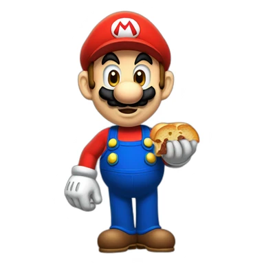 Super Mario bros hungry sticker