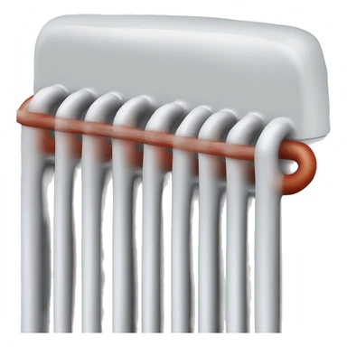 Hands on radiator heat  sticker