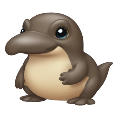 Cute platypus  sticker