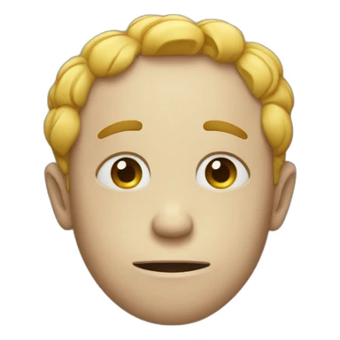 Sad with smile  sticker