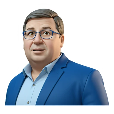 casual style in blue jacket sticker