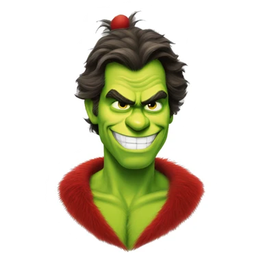 henry cavill as grinch sticker