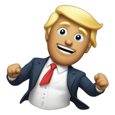 dancing trump sticker