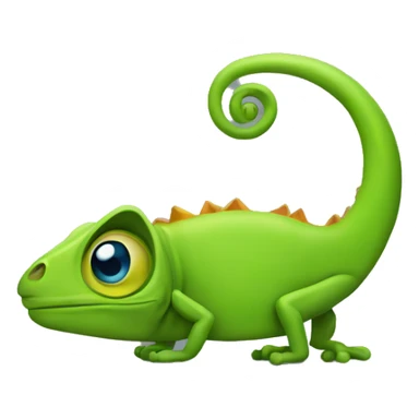 cameleon thinking idea sticker