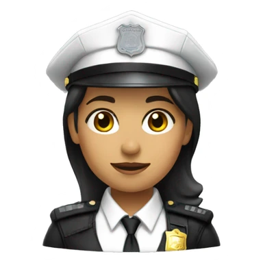 MUJER POLICIA sticker