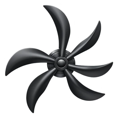 Black Propeller sticker