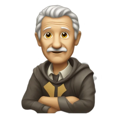 old chess king sticker