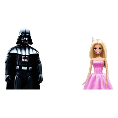 Darth Vader and Barbie’s very dusty old disturbing disgusting ghostly haunted horror dream house mansion  sticker