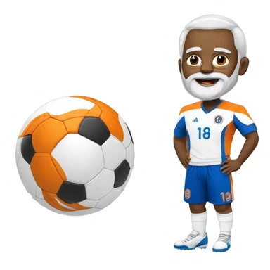 Modi moustapha a joué au football  sticker